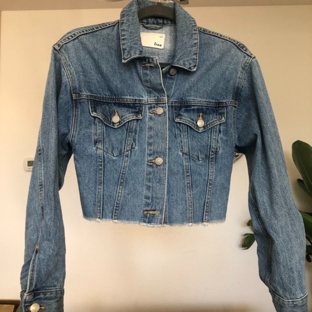 Aritzia / Wilfred Cropped Denim Jacket